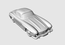 3D Vermessung eines Mercedes - 3D PADELT